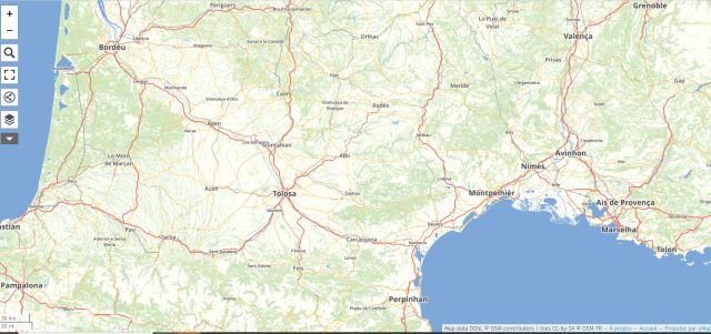 Openstreetmap est devenu un standard cartographique. Ici la version occitane dont les noms de commune augmente régulièrement.
