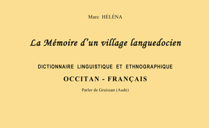 Diccionari occitan-francés lingüistic e etnografic deu parlar de Gruissan