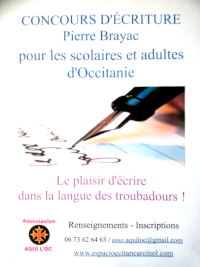Concors d'escritura en occitan Pierre Brayac, per Aquí l’òc
