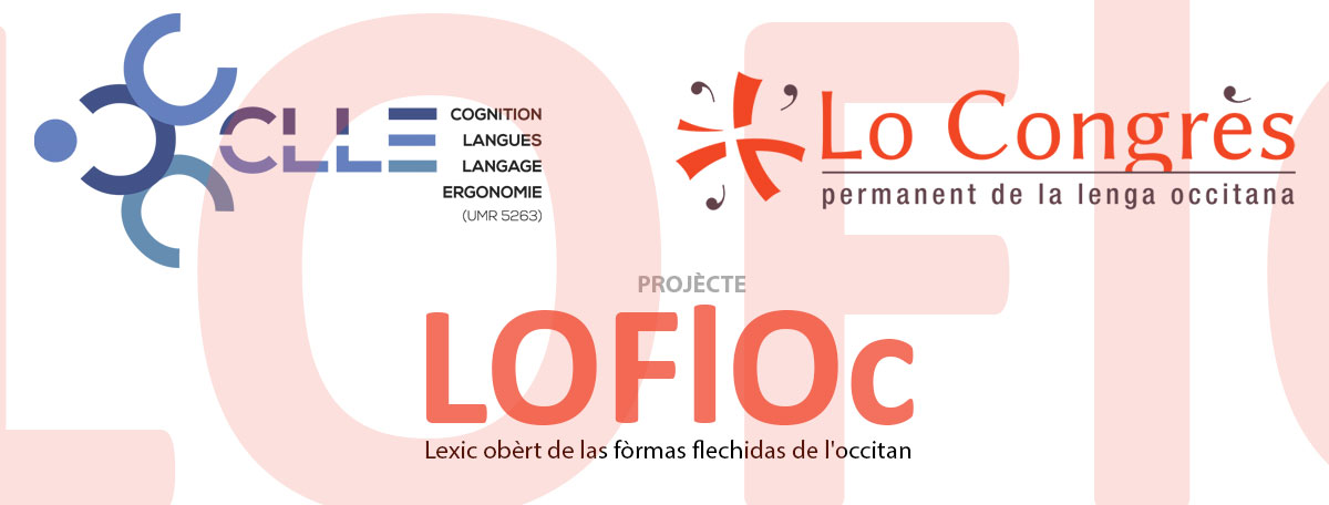 Lexic obèrt de las fòrmas flechidas de l'occitan