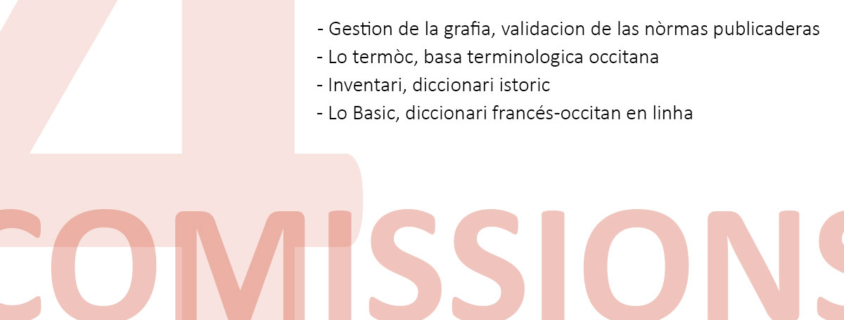 Lo congrès de la lenga occitana - Las comissions deu conselh lingüistic