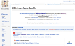 Wikiccionari, diccionari occitan participatiu